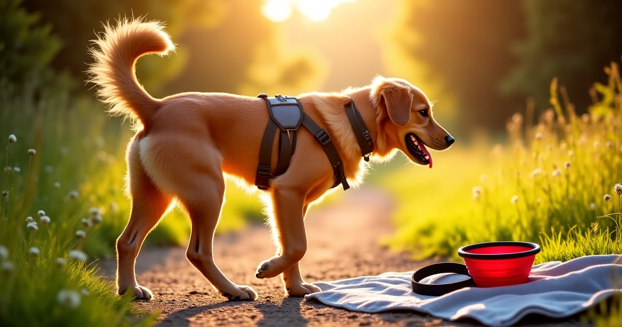 best dog harness vs front clip harness for summer hikes with large breeds on sunny trails