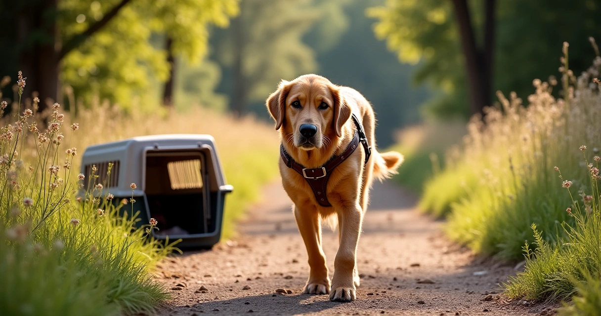 best dog harnesses for memorial day weekend hikes with large breeds on sunny spring trails